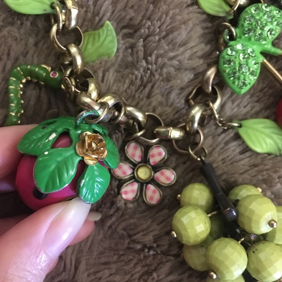 SOLD-Betsey Johnson Picnic Bracelet - Picture 3 of 4